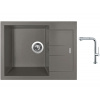 Set Sinks AMANDA 650 Truffle + batéria Sinks SLIM S2 kartáčovaná