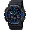Casio G-Shock Hodinky GA-100-1A2ER, čierna/modrá
