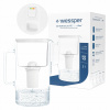 Filtračná kanvica Wessper D2 Borosilicate FutureFlow 3,3 l biela