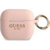 Guess Glitter Printed Logo Silikonové puzdro pre Airpods 3 GUA3SGGEP