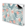 Dekoračný magnetický kryt na radiátor Tropická nástěnná malba 80x60 cm