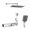 SANITINO - Sprchový set s batériou a telesom pod omietku Hansgrohe, príslušenstvo kielle, chróm SANI21HKK017