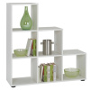FMD Paraván so 6 priehradkami biely-ForU-428751