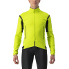 Castelli Perfetto RoS 2 Convertible Jacket, Lime Veľkosť: L Pánska vetru a vode odolná bunda s odopínacími rukávmi