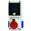 SCAME Zásuvková rozvodnica BLOCK, 1x32A/400V/5P + 2x230V, istená, IP54