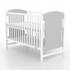 Detská postieľka New Baby MIA so sťahovacou bočnicou sivá , 20C53207