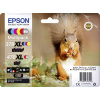 Epson T379D4, 378XL, 478XL atramenty originál čierna, zelenomodrá, purpurová, žltá, červená, šedá; C13T379D4010 - Epson 378 XL Multipack + 478XL - originálny