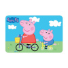 Jídelní Podložka Peppa Pig a Tomík na kolech 43x28 cm