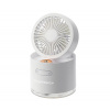Aigostar B.V. | Aigostar - Bezdrôtový mini stolný ventilátor so zvlhčovačom 10W/5V biela | AI0006