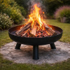 Záhradné liatinové ohnisko 60 cm – ohnisko na drevo s vysokými nohami