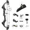 Kladkový luk TOPOINT M1 20-70 lbs holý luk alebo kompletný set čierny (12470)