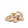 Primigi detské sandále z prírodnej kože zlaté, veľkosť 25