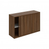 Hobis Policová skriňa Strong P, 120x76,8x40 cm, orech/orech