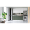 FRONTI Kuchynská linka ALIMOS 240cm Biela + olive