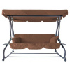 AGA záhradná hojdačka GRANDLUX MR4211LightBrown 2v1 Light Brown