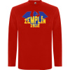 Superfutbal Pánske tričko s dlhým rukávom Zemplín, rôzne farby a veľkosti Farba: červená, Veľkosť: 2XL