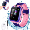 SMARTWATCH PRE DETI GPS OMÁČKA DOTYKOVÝ DISPLEJ KAMERA DIAĽKOVÉ SLEDOVANIE RUŽOVÁ
