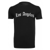 Los Angeles Wording Tee - black M