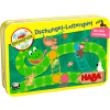 Haba mini hra Rebríky v džungli, magnetická 4+