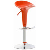Design-Shop Plastová barová stolička Shine - Oranžová