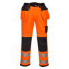 PORTWEST HI-VIS HOLSTER PW3 T501 / Reflexné nohavice, skrátené - HV oranžová/čierna UK 34/EU 50