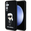 Karl Lagerfeld silikónové puzdro Ikonik pre Samsung Galaxy S24+ - čierne (Karl Lagerfeld silikónové puzdro Ikonik pre Samsung Galaxy S24+ - čierne)