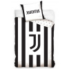 Aaryans Bavlnená posteľná bielizeň Juventus White Stripes 140x200/70x90