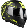 LAZER Prilba RAFALE EVO MM ROADTECH (čierna-fluo žltá-matná, veľ. XXL) 140