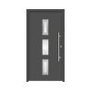 Hliníkovo-oceľové vchodové dvere bezpečnostné Artemis RC2 110 x 210 cm P antracit