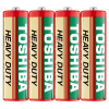 Zinková prstová batéria Toshiba AA - LR6, MN1500 R6 1,5 V HEAVY DUTY 4 ks.