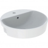 Geberit VariForm Umývadlo s polospádom 50 cm s otvorom, biele 500.782.01.2