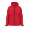 PAYPER GALE LADY 001045-0355 / Dámska softshellová bunda s kapucňou - red XXL