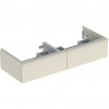 Geberit iCon Skrinka pod dvojité umývadlo 118,4 x 47,6 cm, pieskovo sivá 502.314.JL.1