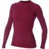 Brubeck Active Wool s dlhým rukávom Plum