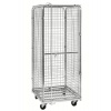 Rollkontajner KM, uzavretý z 5 strán, dvere, DxŠxV 720 x 830 x 1840 mm, brzda