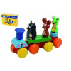 Teddies Vlak Krtek dřevo 15cm v krabičce