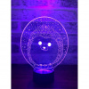 Stolná 3D LED lampa Ježko