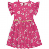 Dievčenské šaty BEE LOOP KVETINKY ružové Veľkosť: 116