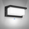 Vonkajšie nástenné svietidlo - Nástenná lampa záhradnej fasády CETUS LED snímač IP65 (Nástenná lampa záhradnej fasády CETUS LED snímač IP65)