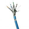 DATACOM F/FTP drát CAT6A Eca LSOH 100m, modrý PR1-12151