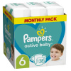 Pampers Active Baby S6 128ks, 13-18kg (mesačné balenie)