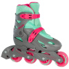 Powerslide Playlife Riddler Graphite Grey šedá / zelená / ružová, UK 3 - 5, EU 35 / 38