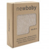 Bambusová pletená deka New Baby 100x80 cm pink Béžová