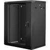 LANBERG WF01-6415-10B wall-mounted rack 19inch demounted flat pack 15U/600x450mm black