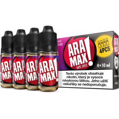 Liquid ARAMAX Max Berry 4x10ml 3mg
