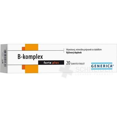 GENERICA B-komplex forte plus tbl eff 1x20 ks