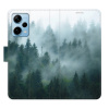 Flip pouzdro iSaprio - Xiaomi Redmi Note 12 Pro+ 5G - Dark Forest - kapsičky na karty (Knížkový flip kryt, obal, pouzdro iSaprio na mobil Xiaomi Redmi Note 12 Pro+ 5G - Dark Forest - 360° ochrana tele