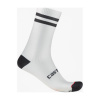 CASTELLI Cyklistické ponožky klasické - ORIGINALE 18 - biela/čierna 2XL