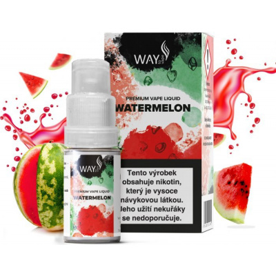 e-liquid 10ml WAY to Vape Watermelon - 6mg 6mg 6mg