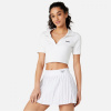 Slazenger Cropped Polo Top White 10 (38)
